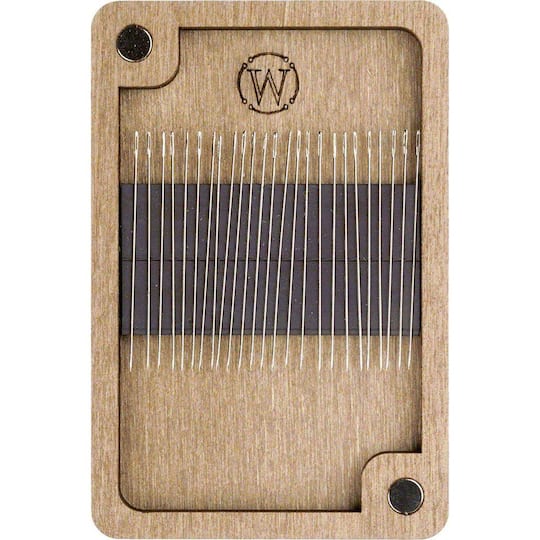 Wonderland Crafts Blue Bead Embroidery Needle Box Kit